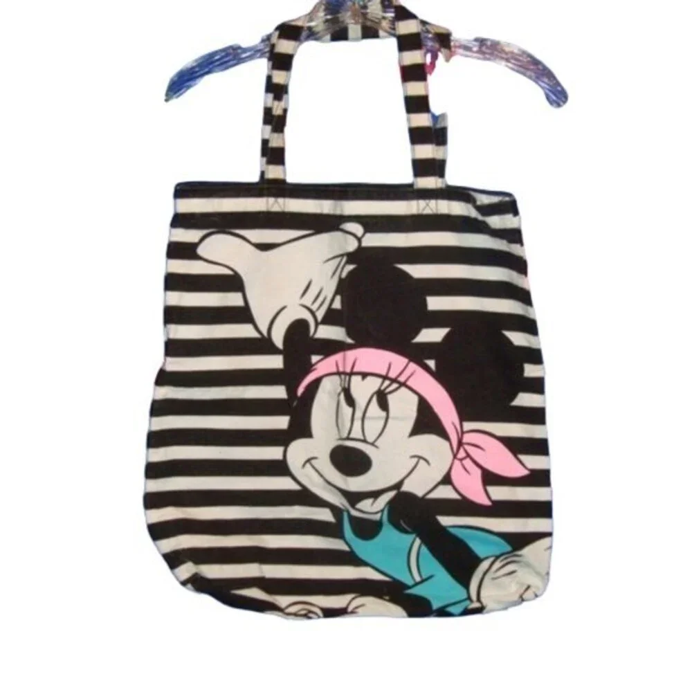 MINNIE MOUSE LOT - TOTE BAG & 2 GIRL'S WINTER HATS